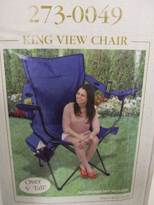 lot 142 image: Brand New Backyard Creations Oversized King View Chair