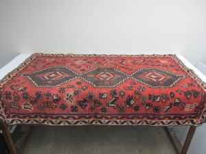 lot 47 image: Vintage Hand Made Persian Wool Rug