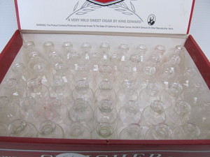 lot 194 image: Large Lot of Miniature Glass Bottles