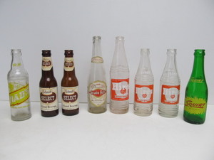 lot 200 image: Lot of Vintage Advertising Beer & Soda Bottles