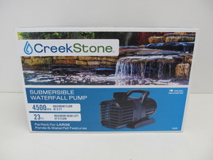 lot 24 image: Brand New CREEKSTONE Submersible Waterfall Pump