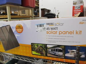 lot 145 image: Brand New Thunderbolt Magnum 45 Watt Solar Panel Kit