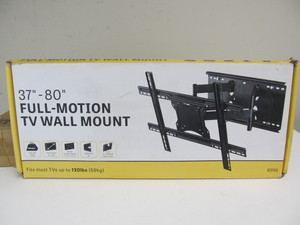 lot 147 image: Lot of 3 Brand New Full-Motion TV Wall Mounts