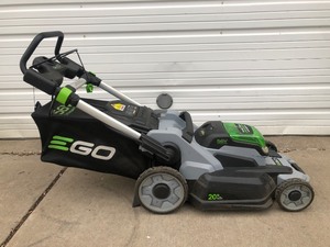 lot 237 image: Excellent Working EGO 20 56v Lithium-Ion Walk Behind Lawn Mower - Model LM2000