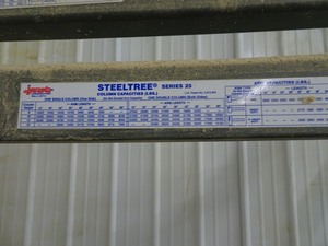 lot 30 image: Steel Tree steel racking, 2 arms