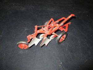 lot 153 image: 1950s McCormick 2 bottom plow, all steelTractor Attacment 9B...