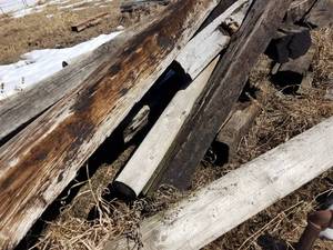 lot 25 image: Railroad Ties and Fence Posts