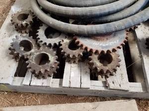 lot 32 image: Gears, Hose, and Pillow Blocks