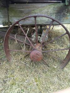 lot 176 image: Wards Steel & Frame Wagon
