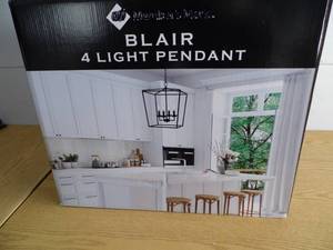 lot 33 image: New Blair 4 Pendant Light