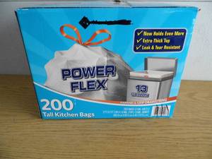 lot 38 image: New Power Flex Tall Kitchen Bags
