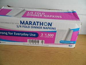 lot 42 image: Marathon Napkins 1,500 Count