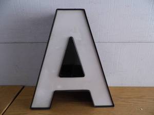 lot 61 image: LED Letter A