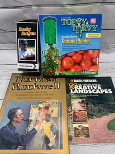 Red Hawks Bobblehead Tomato Planter, 2 Books