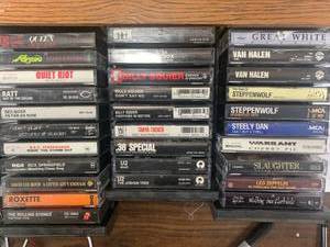 Large Lot of Cassette Tapes (mostly 80s rock)