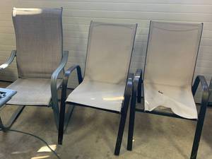 Set of 3 Outdoor Patio Chairs