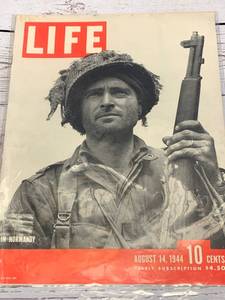 Original Life Magazine from 1944 (Normandy)