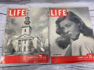Lot of 2 Original Life Magazines from 1944