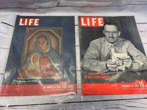Lot of 2 Original Life Magazines from 1944