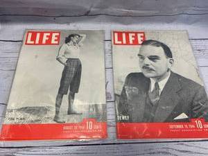 Lot of 2 Original Life Magazines from 1944
