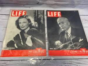 Lot of 2 Original Life Magazines from 1944