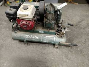 lot 15 image: Rol-Air Contractors Air Compressor,...