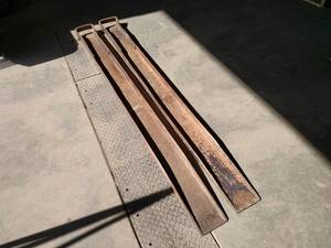 lot 41 image: (2) Fork Extensions, 6 Channel, 82...