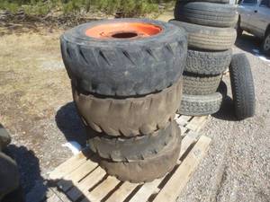 lot 16 image: Skid Steer TiresRims