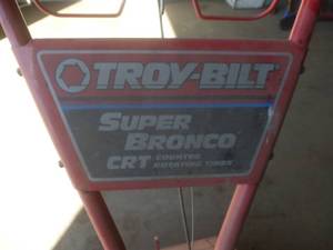 lot 33 image: Troy Built Tiller