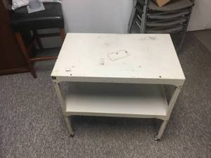 lot 54 image: Steel Shelf Cart