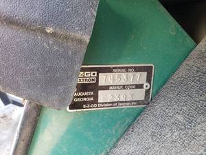 lot 49 image: EZ Go Golf Cart