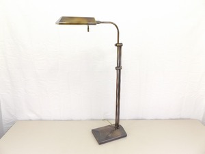 Working Mid Century Frederick Cooper Bronze Pharmacy Lamp