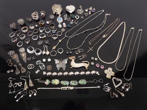386.2 Grams of Various .925 Sterling Silver Jewelry
