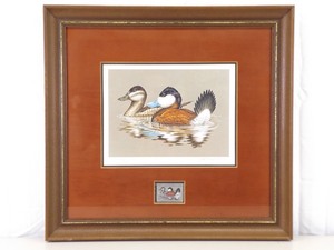 1981-82 Framed, Pencil Signed and Numbered Federal Duck Stamp and Print