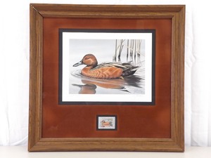 1985-86 Framed, Pencil Signed and Numbered Federal Duck Stamp and Print