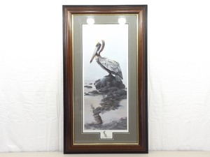 Mario F. Fernandez&nbspPencil Signed and Numbered Solitaire Pelican Print
