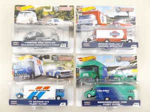 4 NEW Hot Wheels Team Transports Real Riders