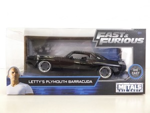 MINT New Jada 124 Fast and Furious Lettys Plymouth Barracuda