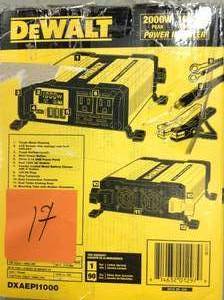 DEWALT 1000-Watt Power Inverter in working conditions