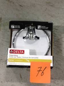 Porter Towel Ring in Polished Chrome
