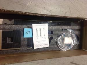 lot 29 image: AKDY 1-Handle Freestanding Floor Mount Roman Tub Faucet Bathtub Filler with Hand Shower in Chrome