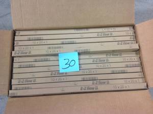 lot 30 image: EZ Flow 10 in. x 20 in. x 1 in. EZ Flow II No-Metal Merv 4 Air Filter (Case of 12)