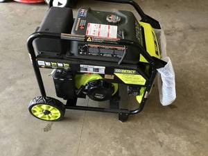 lot 102 image: RYOBI 4000-Watt Gasoline Powered Digital Inverter Generator in good condition