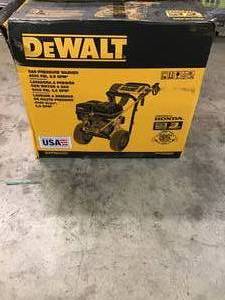 lot 103 image: DEWALT 4000 PSI at 3.5 GPM Gas Pressure Washer Powered by Honda with AAA Triplex Pump - California Compliant In good conditions