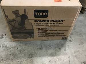 lot 106 image: Toro View the Collection Power Clear 518 ZE 18 in. Single-Stage Gas Snow Blower In good conditions