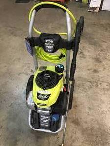 lot 110 image: RYOBI 3000 PSI 2.3-GPM Honda Gas Pressure Washer In good conditions