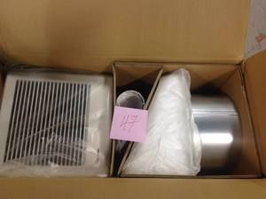 lot 47 image: Panasonic WhisperWall 70 CFM Wall Exhaust Bath Fan, ENERGY STAR in good conditions