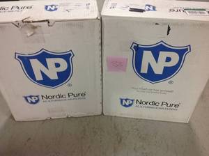 lot 83 image: 2 Cases Nordic Pure 10 in. x 10 in. x 1 in. Basic Dust Pleated MERV 7 - FPR 5 Air Filter (6-Pack) in good conditions