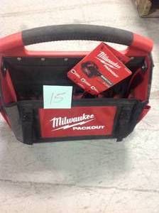 lot 15 image: Milwaukee 15 in. PACKOUT Tote not used