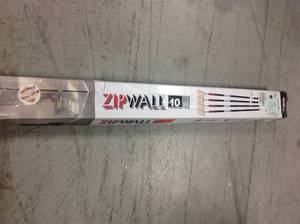 lot 35 image: ZipWall ZP4 Contains 4 10 ft. Steel Spring Loaded Poles kit open box customer return